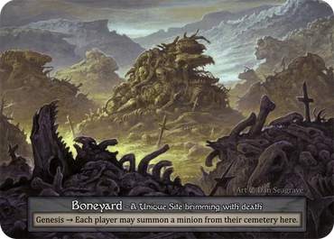 Boneyard (Foil) - Beta (B) -  Sorcery Contested Realm