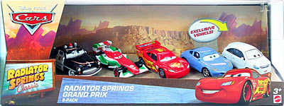 Radiator Springs Grand Prix 5-Pack Disney Pixar Cars in original p