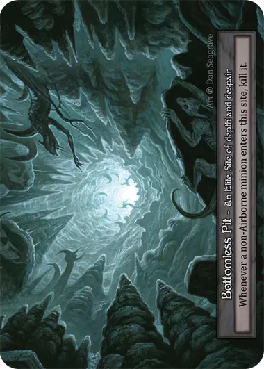 Bottomless Pit (Foil) - Beta (B) -  Sorcery Contested Realm