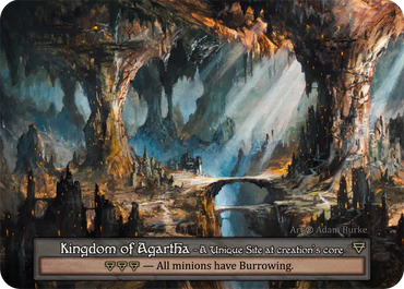Kingdom of Agartha (Foil) - Beta (B) -  Sorcery Contested Realm