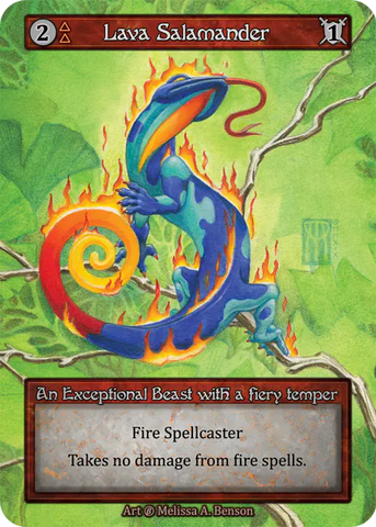 Lava Salamander - Beta (B) - Sorcery Contested Realm