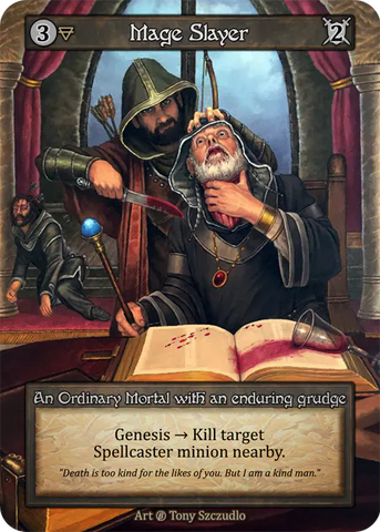 Mage Slayer (Foil) - Beta (B) - Sorcery Contested Realm