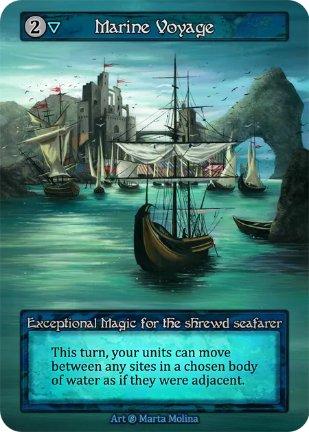 Marine Voyage - Beta (B) - Sorcery Contested Realm