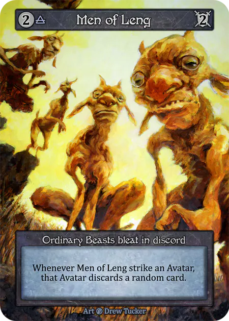 Men of Leng (Foil) - Beta (B) - Sorcery Contested Realm