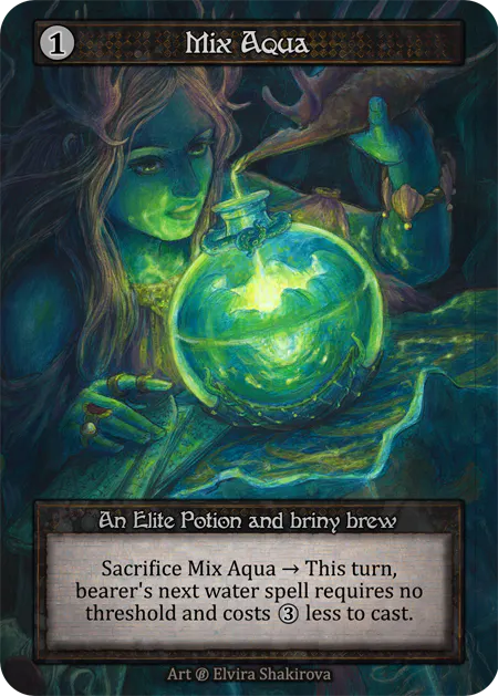 Mix Aqua - Beta (B) - Sorcery Contested Realm