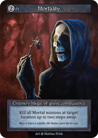 Mortality (Foil) - Beta (B) - Sorcery Contested Realm