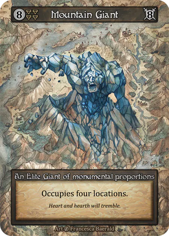 Mountain Giant (Foil) - Beta (B) - Sorcery Contested Realm