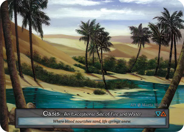 Oasis (Foil) - Beta (B) -  Sorcery Contested Realm