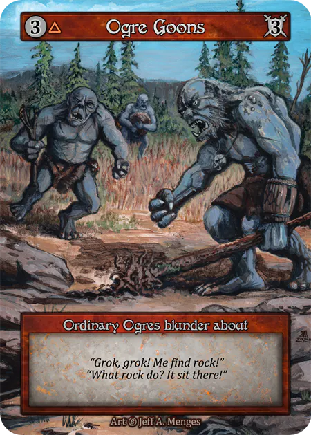 Ogre Goons (Foil) - Beta (B) - Sorcery Contested Realm