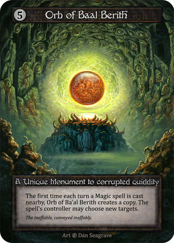 Orb of Ba'al Berith - Beta (B) - Sorcery Contested Realm