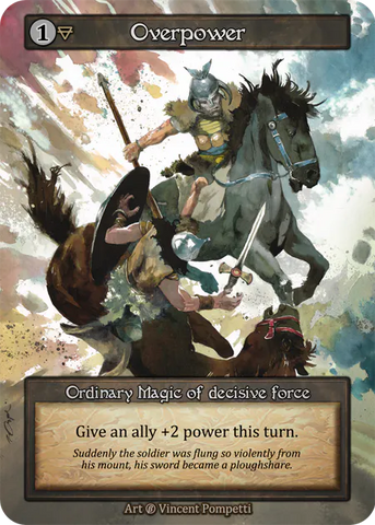 Overpower (Foil) - Beta (B) - Sorcery Contested Realm