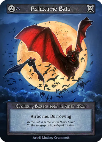 Palliburrie Bats (Foil) - Beta (B) - Sorcery Contested Realm