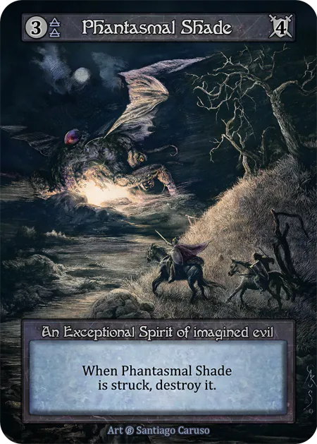 Phantasmal Shade - Beta (B) - Sorcery Contested Realm