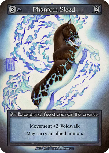 Phantom Steed (Foil) - Beta (B) - Sorcery Contested Realm