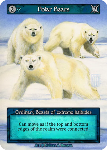 Polar Bears (Foil) - Beta (B) -  Sorcery Contested Realm