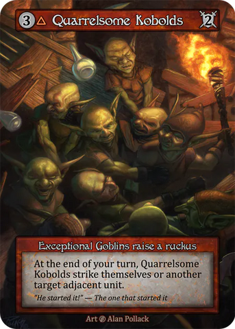 Quarrelsome Kobolds - Beta (B) - Sorcery Contested Realm