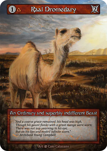 Raal Dromedary (Foil) - Beta (B) - Sorcery Contested Realm