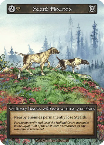 Scent Hounds (Foil) - Beta (B) - Sorcery Contested Realm