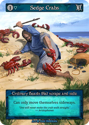 Sedge Crabs (Foil) - Beta (B) - Sorcery Contested Realm