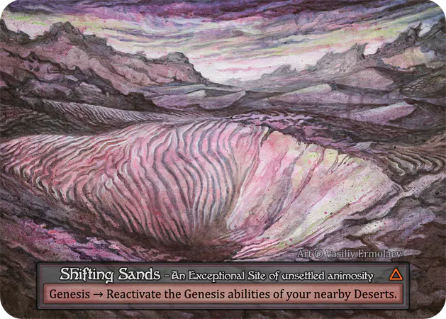 Shifting Sands (Foil) - Beta (B) - Sorcery Contested Realm