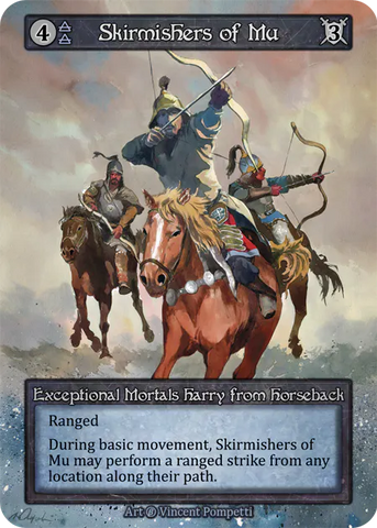 Skirmishers of Mu (Foil) - Beta (B) - Sorcery Contested Realm