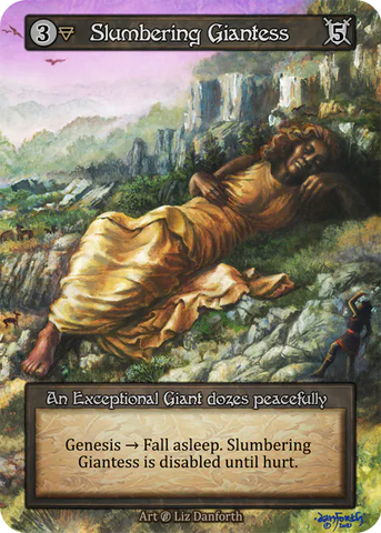 Slumbering Giantess - Beta (B) - Sorcery Contested Realm