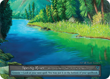 Spring River (Foil) - Beta (B) - Sorcery Contested Realm