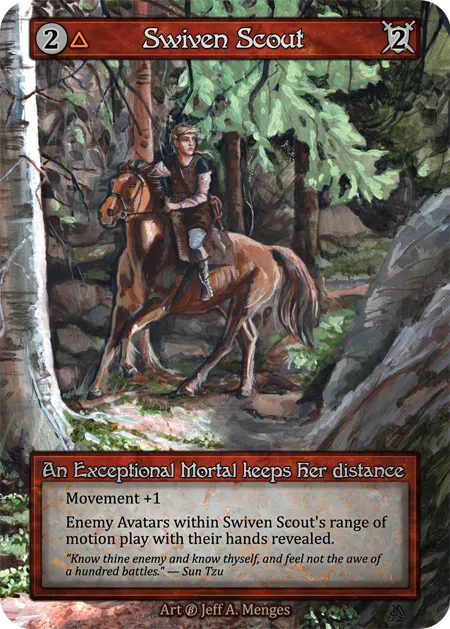 Swiven Scout - Beta (B) - Sorcery Contested Realm