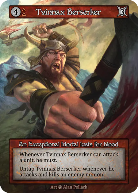 Tvinnax Berserker - Beta (B) - Sorcery Contested Realm