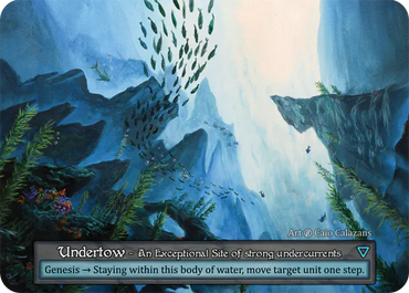 Undertow (Foil) - Beta (B) - Sorcery Contested Realm