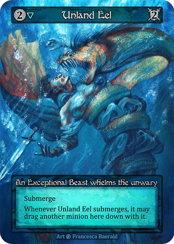 Unland Eel - Beta (B) - Sorcery Contested Realm