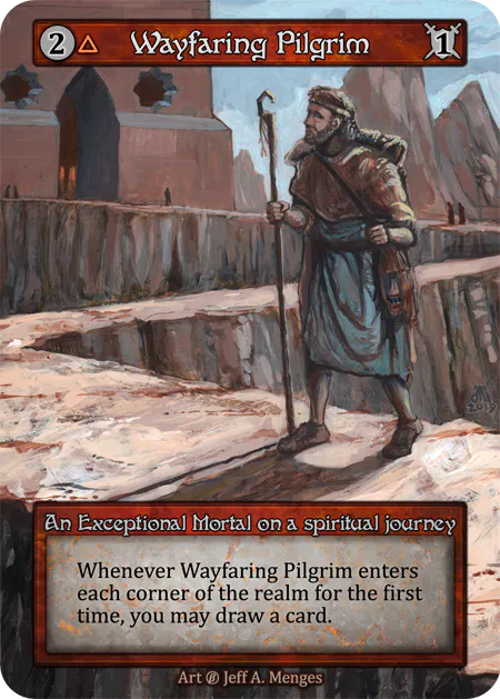 Wayfaring Pilgrim - Beta (B) -  Sorcery Contested Realm