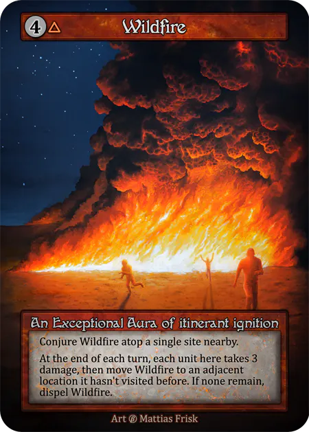 Wildfire - Beta (B) -  Sorcery Contested Realm