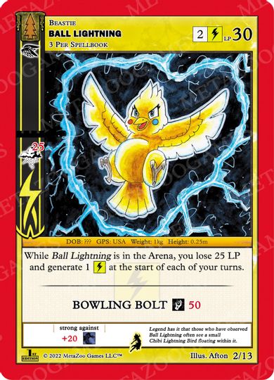 Ball Lightning [Cryptid Nation: Wilderness First Edition Release Event Deck]