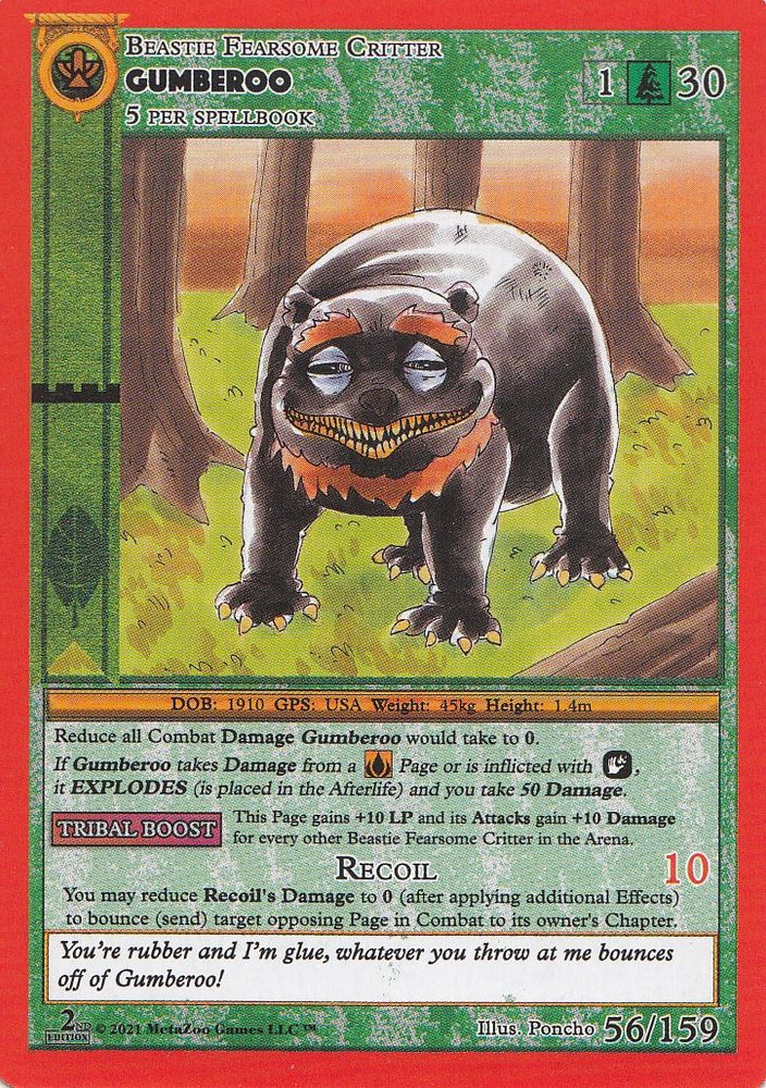 Gumberoo [Cryptid Nation: Second Edition]
