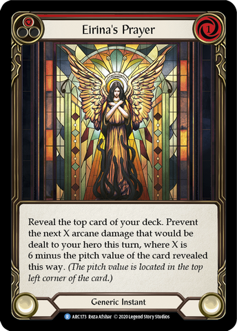 Eirina's Prayer (Red) [U-ARC173] (Arcane Rising Unlimited)  Unlimited Rainbow Foil