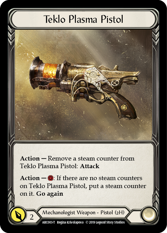 Teklo Plasma Pistol [ARC003-T] (Arcane Rising)  1st Edition Normal