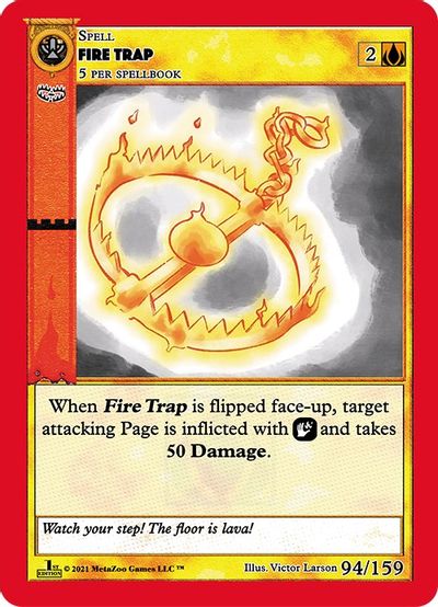 Fire Trap [Cryptid Nation: First Edition]