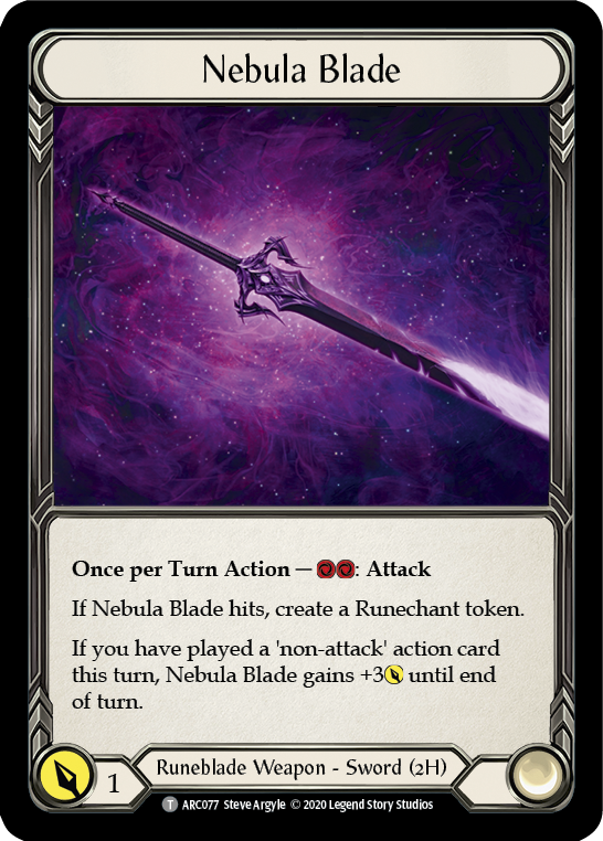 Nebula Blade [U-ARC077] (Arcane Rising Unlimited)  Unlimited Normal