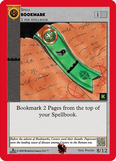Bookmark (Kickstarter Edition) [Hopkinsville Goblin King Starter Deck]
