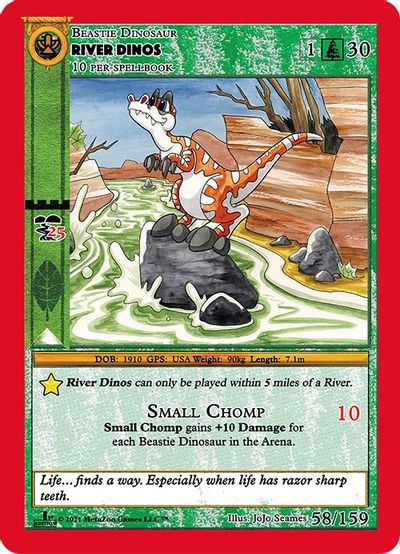 River Dinos [Cryptid Nation: First Edition]