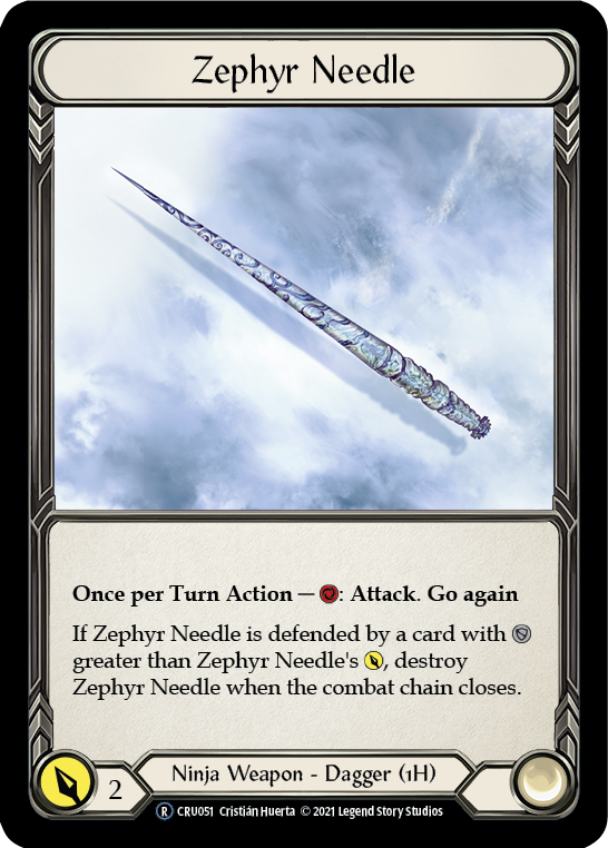 Zephyr Needle [U-CRU051] (Crucible of War Unlimited)  Unlimited Normal