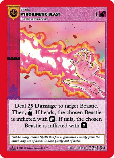Pyrokinetic Blast [Cryptid Nation: First Edition]
