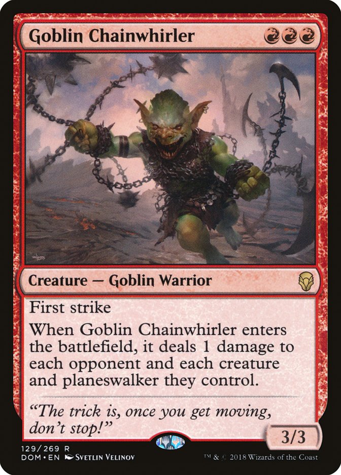 Goblin Chainwhirler [Dominaria]