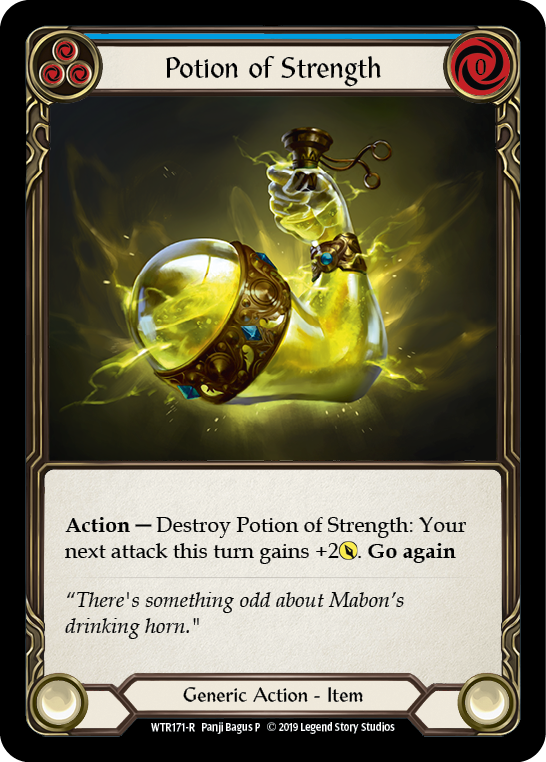 Potion of Strength [WTR171-R] (Welcome to Rathe)  Alpha Print Rainbow Foil