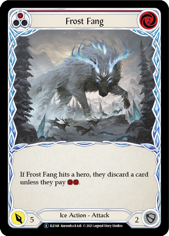 Frost Fang (Red) [U-ELE148] (Tales of Aria Unlimited)  Unlimited Rainbow Foil