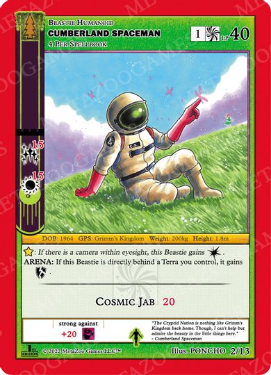 Cumberland Spaceman [Cryptid Nation: Wilderness First Edition Release Event Deck]