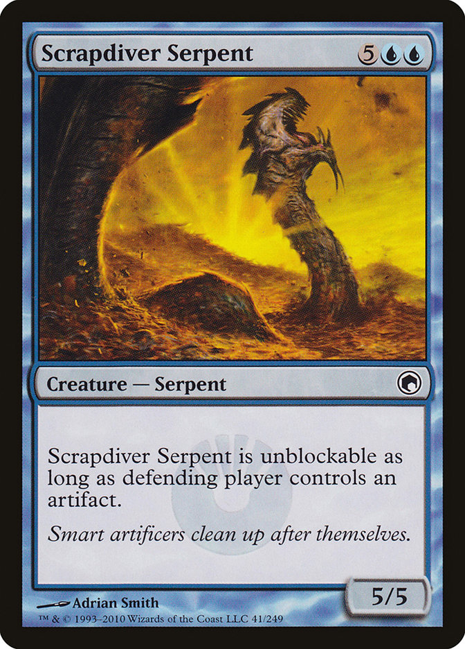 Scrapdiver Serpent [Scars of Mirrodin]