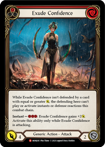 Exude Confidence [MON245-RF] (Monarch)  1st Edition Rainbow Foil