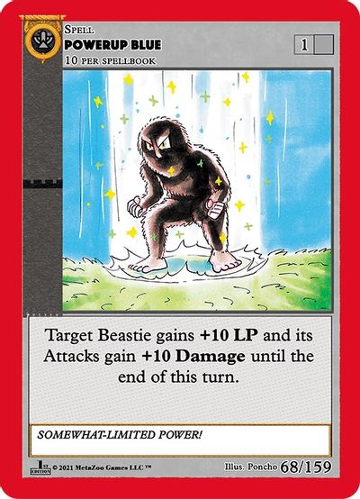 Powerup Blue [Cryptid Nation: First Edition]